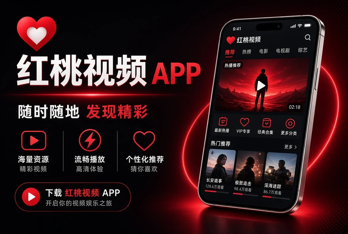 红桃视频APP主题配图